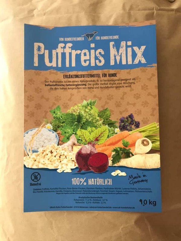 DOGHUS Puffreis Gemüse Mix (9 kg)